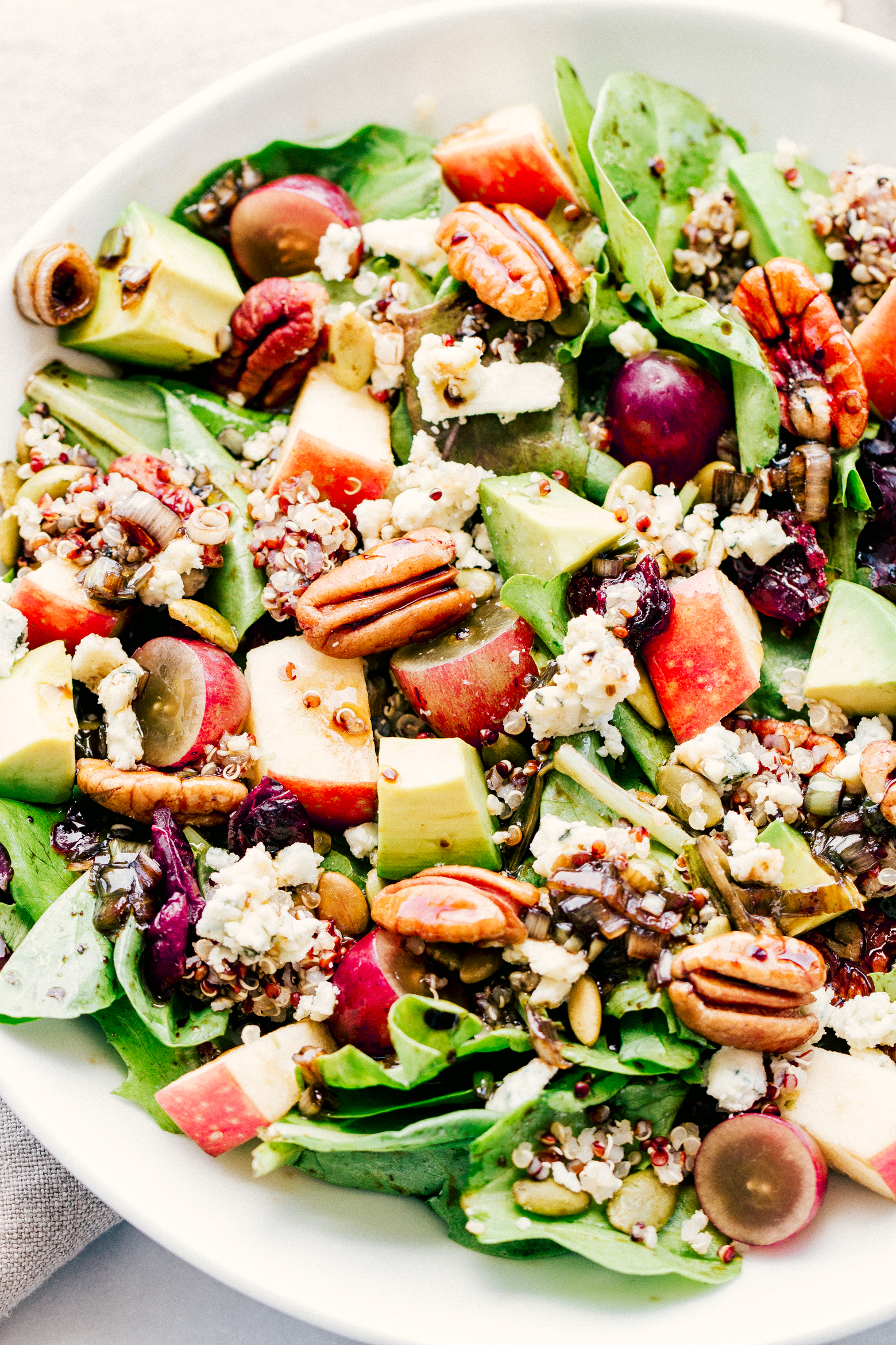 Fall Harvest Salad with Homemade Vinaigrette - The Food Cafe