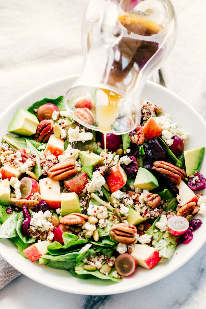 Fall Harvest Salad with Homemade Vinaigrette - The Food Cafe