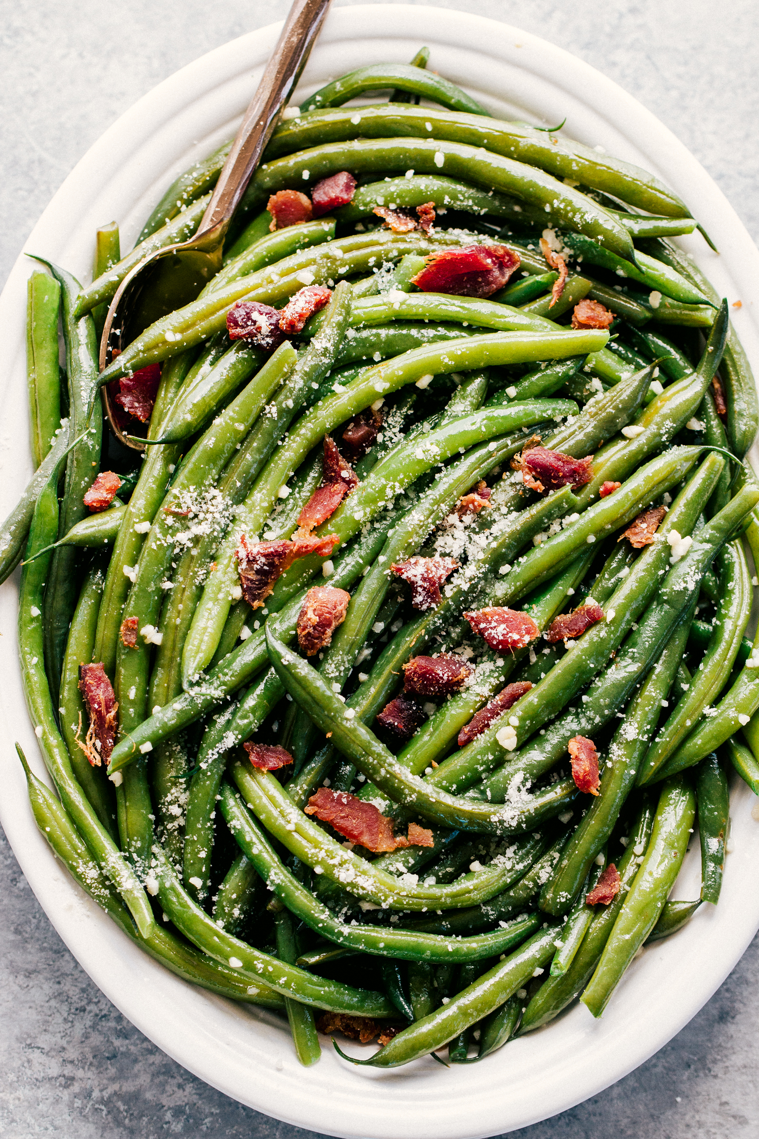 Parmesan Garlic Green Beans | The Food Cafe