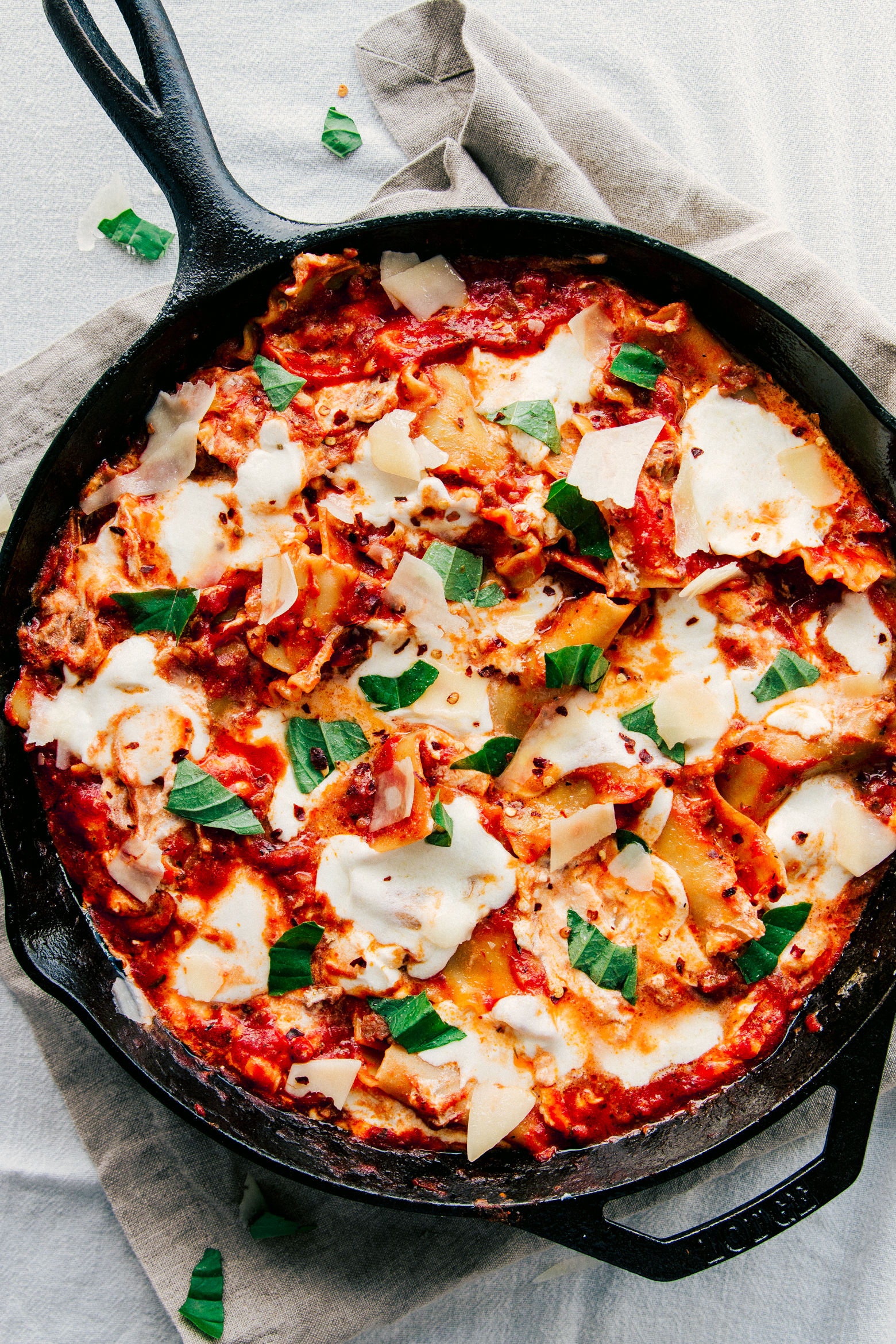 Skillet Lasagna | The Food Cafe