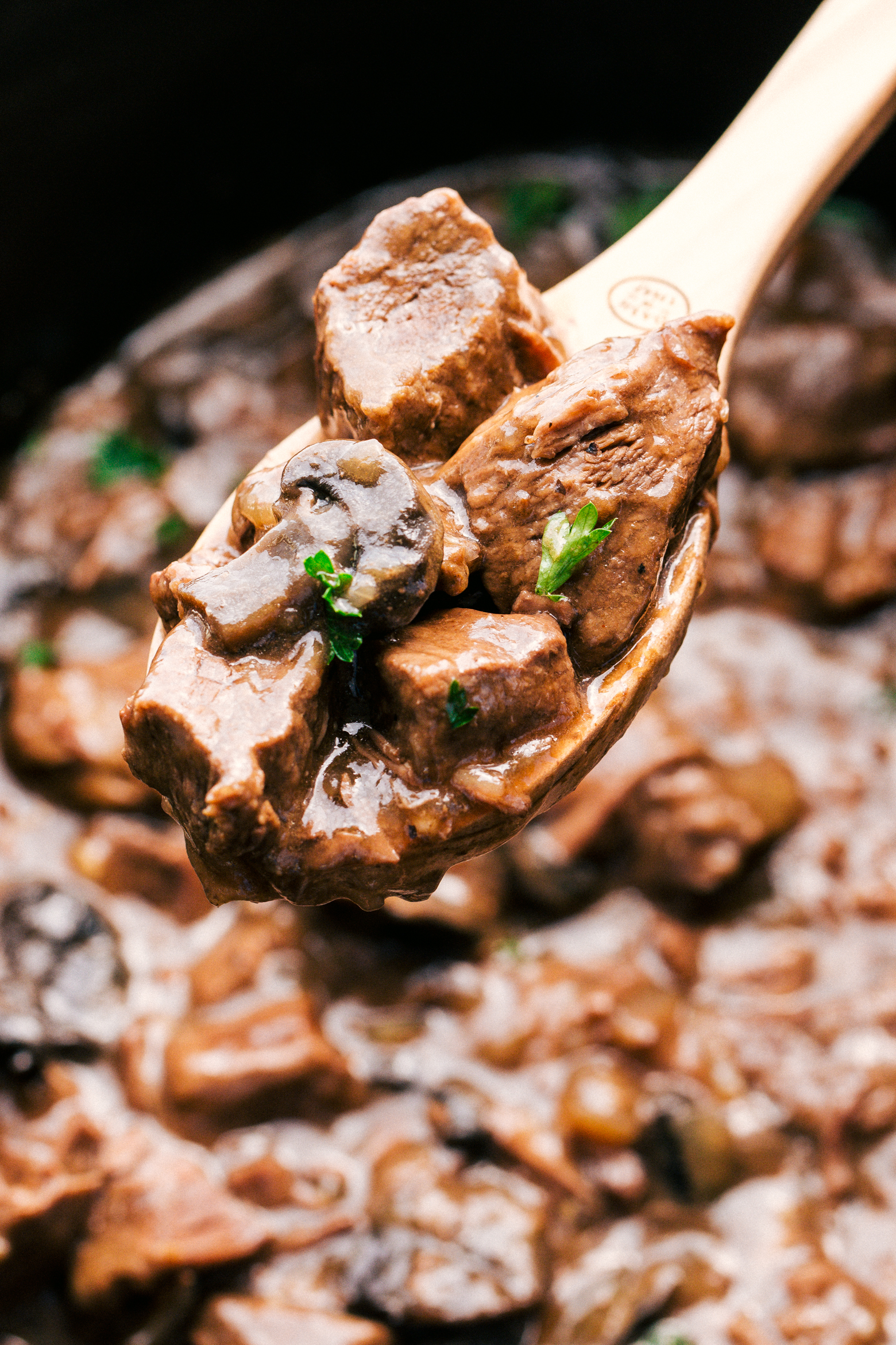 Slow Cooker Beef Tips with Mushrooms | The Food Cafe