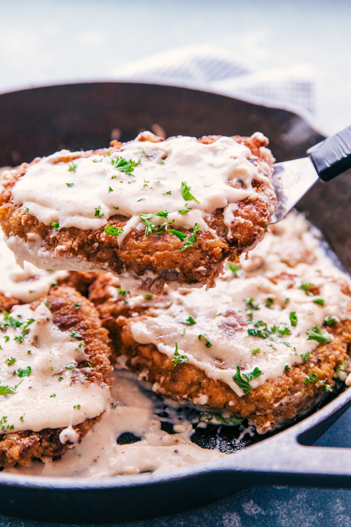 The Best Chicken Fried Steak and Gravy | The Food Cafe | Just Say Yum