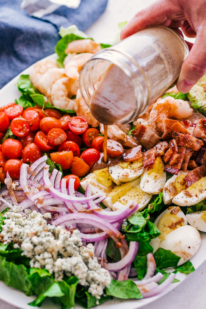 Shrimp Cobb Salad | The Food Cafe | Just Say Yum