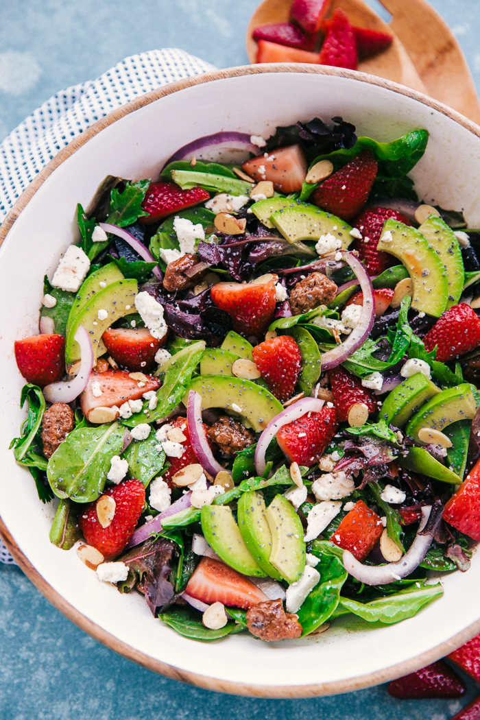 Strawberry Avocado Spring Salad | The Food Cafe | Just Say Yum