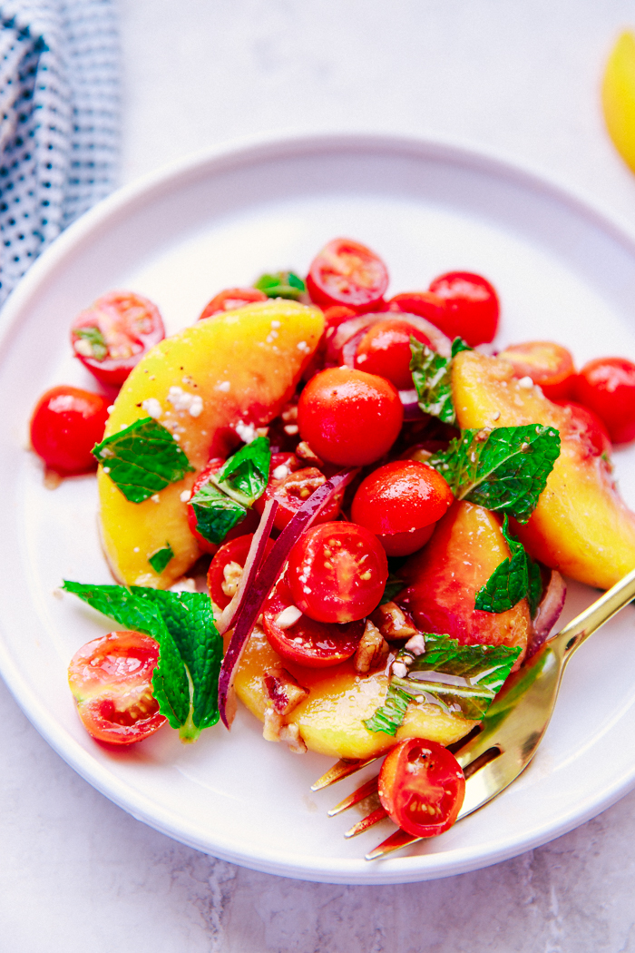 Fresh Tomato Salad The Food Cafe Just Say Yum   Fresh Tomato Salad 3 