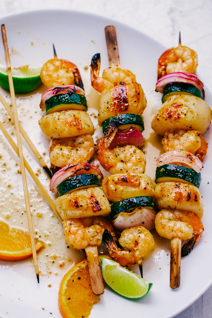 Shrimp and Scallop Kabobs | The Food Cafe | Just Say Yum