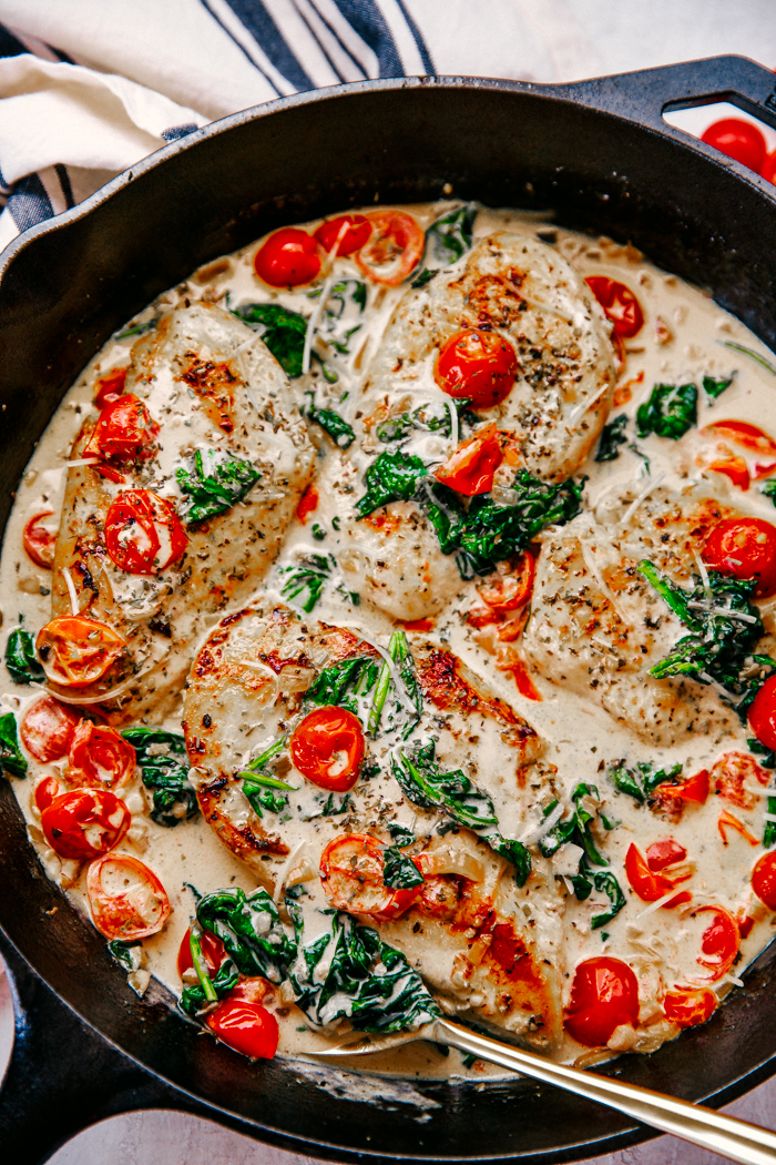 Creamy Italian Chicken Skillet | The Food Cafe | Just Say Yum