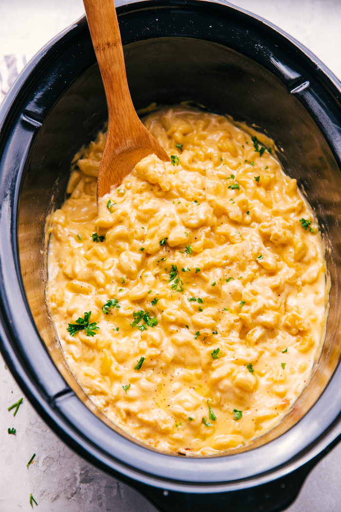 Easy Crock Pot Mac and Cheese | The Food Cafe | Just Say Yum