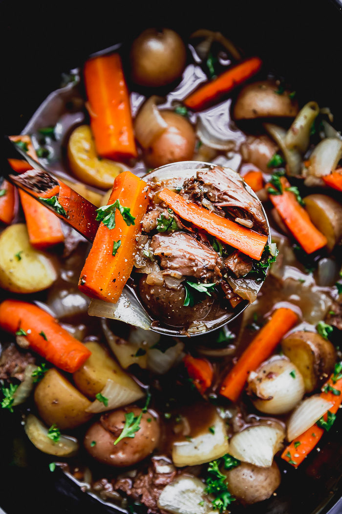 Best Ever Slow Cooker Beef Stew Recipe The Food Cafe