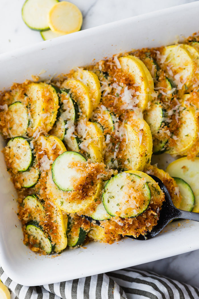 Squash and Zucchini Casserole Recipe The Food Cafe